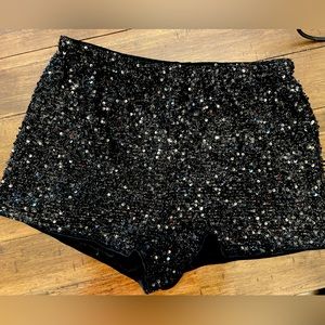 Like-new black sequin shorts - perfect for The Eras Tour!